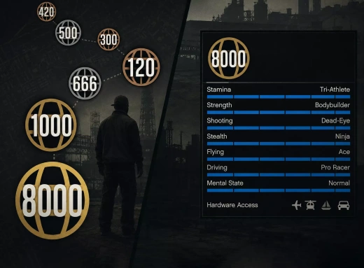 Level + Maximum Character Skills PS4/5